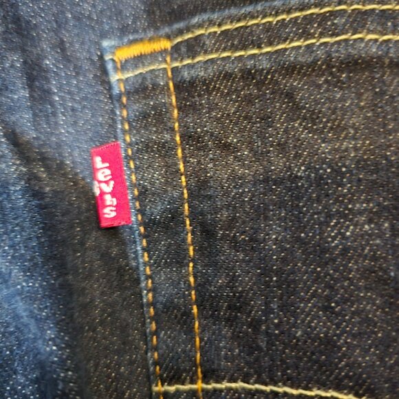 Levis 541 Denim Jeans Size 40X30 Blue Straight Leg - Picture 6 of 8